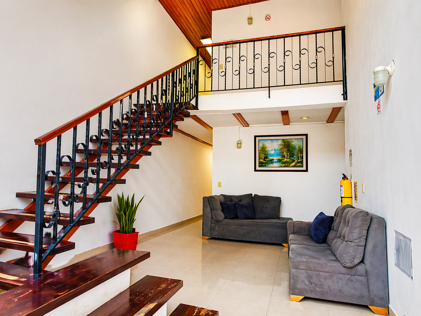 Sala de estar del hotel